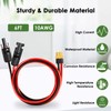 MOOKEERF Solar to XT60 Extension Cable 10AWG 6FT Solar Connector