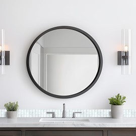 HOMETITUTE Wallpaper Border Peel and Stick Glass Tile Texture Decorative Wall Trim Self Adhesive Border for Walls Mirror Frame Accent Strip for Bedroom Bathroom Kitchen Living Room 4x196 Inch