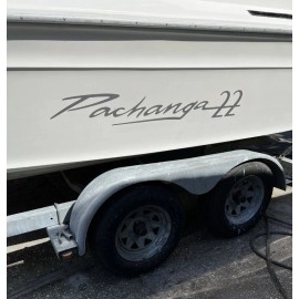 Unbranded Sea Ray Pachanga 22 Boat Yacht Decals 2PC Set Vinyl High Quality New Stickers