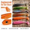 12 Pack Lifelike Paddle Tail Swimbaits for Bass, Trout, Walleye