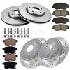 AUTOSTEADY 11.10" Front and Rear Brake Kit Replacement for 2008