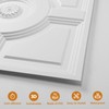 WOWSTAR 12-Pack 24"x24" Drop Ceiling Tiles, Waterproof Glue up Ceiling