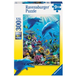 Ravensburger Underwater Adventure 300 Piece XXL Jigsaw Puzzle for Kids | Unique Piece Design | Enhances Concentration & Creativity | FSC Certified Eco-Friendly Toy