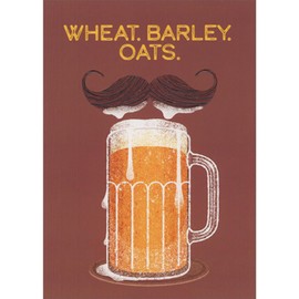 Mustache And Mug - Avanti A*Press Birthday Card