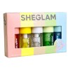 Set 5 Sheglam Lip Oil Gloss Labios Hidratante Sabor Frutal