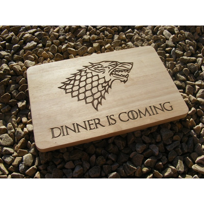 Game of Thrones Gift Idea Chopping Board, Bamboo Wood, Sea