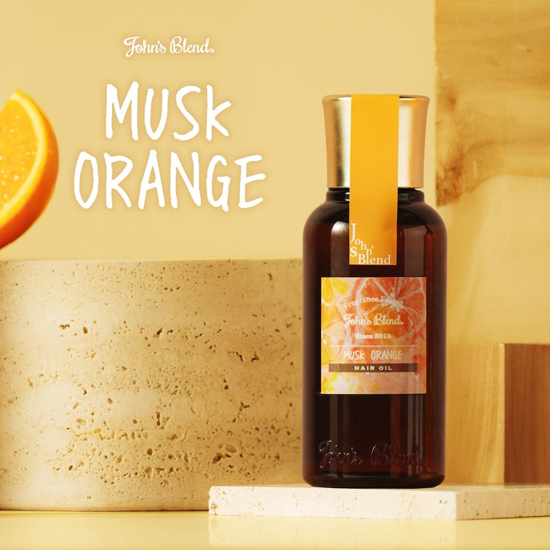 Johns Blend Hair Oil, Musk Orange, 2.7 fl oz (80