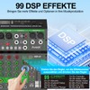 Aveek Audio Mixer,Professional Sound Board Mixing Console with USB Drive/Bluetooth/Computer/4