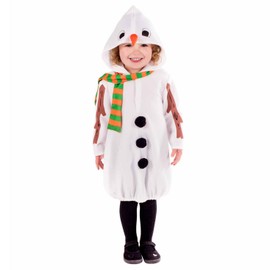 Fun Shack Toddlers Snowman Costume Kids Cute Festive Christmas Party Xmas Outfit - 3-4 Years