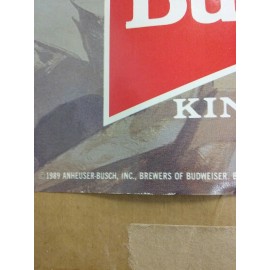 Budweiser NOS Limited Edition 1989 Budweiser Poster 20"x 28"- Montana Centennial