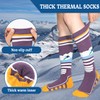 DECOVICI Ski Socks for Women and Men, Knee High Winter