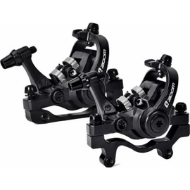 ZOOM MTB Bike Mechanical Disc Brake Calliper Front & Rear Double piston Drive Brake Strong (Brake pads included)