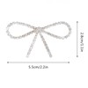 10Pcs Diamond Rhinestone Bow Glass Flash Brooch Claw Chain Suit