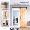 EaseLife 4 FT Sliding Barn Door Track and Handle Hardware