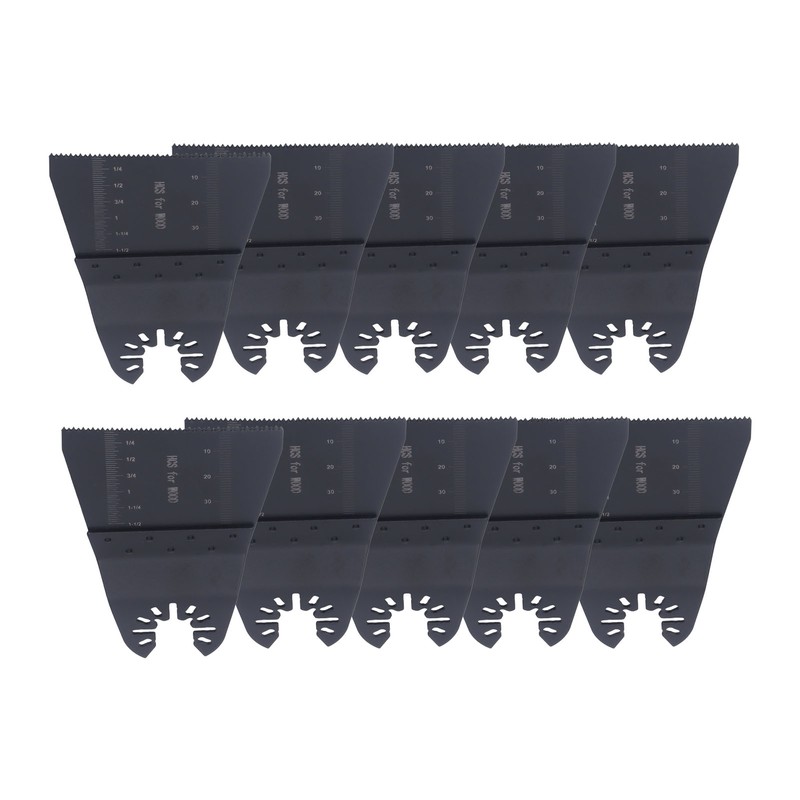 10Pcs Oscillating Tool Blades Universal Saw 65mm Fine Teeth High