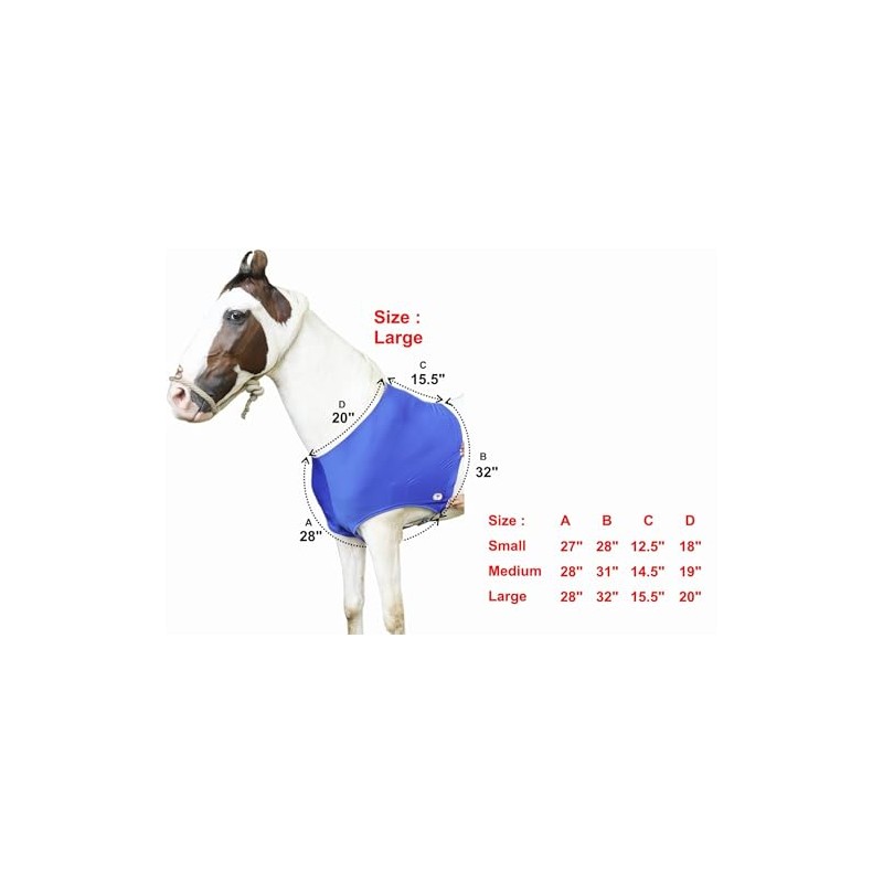 Majestic Ally Royal Blue Lycra Elasticated Shoulder Guard - Large