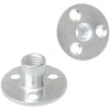 12 PCS 3 Holes Backplate Nuts,T Shaped Tee Nut (M10)