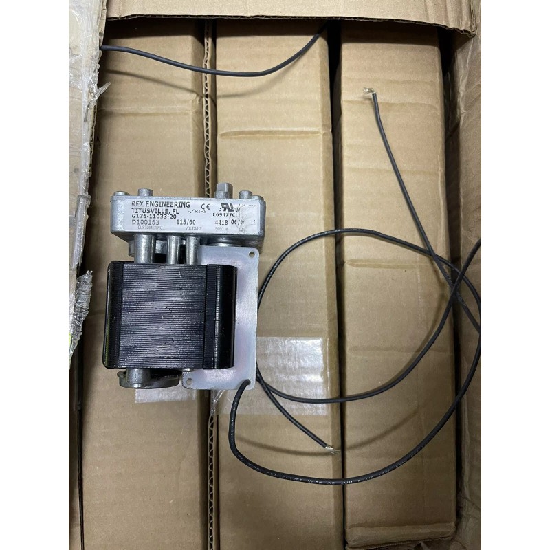 Rex AC Gearmotor Unidirectional 115V 60hz CM Style 50inlb 4418