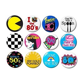 Misc. 80's Buttons (set #2)