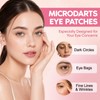 8 Pairs Microdart Eye Patches, Collagen Peptide Under Eye Patchs