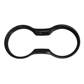 Naisec Water Cup Holder Center Console Interior Trim Cover for Ford Mustang Accessories 2023 2022 2021 2020 2019 2018 2017 2016 2015 (Glossy Black)