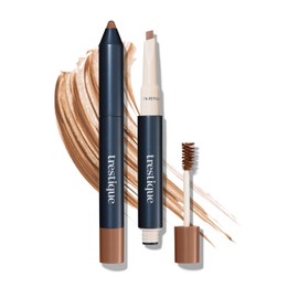 TRE'STIQUE Lápiz y Gel para Cejas Trestique, Lápiz de Cejas Recargable Con Gel de Cejas Incorporado, Lápiz de Cejas y Gel de Cejas Clean Beauty, Lápiz de Cejas y Gel de Cejas 2 En 1 Sustentable