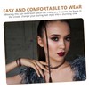 NOLITOY 4pcs Wig Braid Hair Elastics Hair Bow Curly Braiding