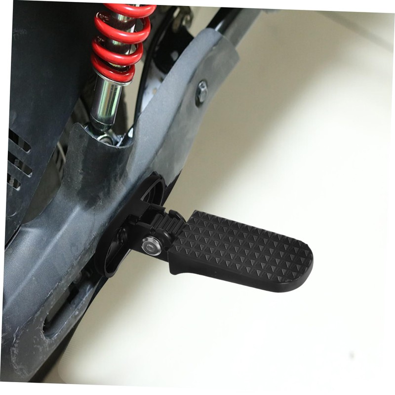 GRIRIW Electric Moped Foot Pegs Replacement Folding Design Comfortable Rear