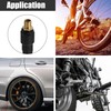 X AUTOHAUX 40cm 16" Auto Tire Air Inflator Hose Adapter