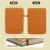 Simind Top Spiral Notebook 5x7 Leather Steno Pad 300 Pages