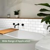 10-Sheet Thick Peel and Stick Kitchen Backsplash Tiles,3D Subway Waterproof