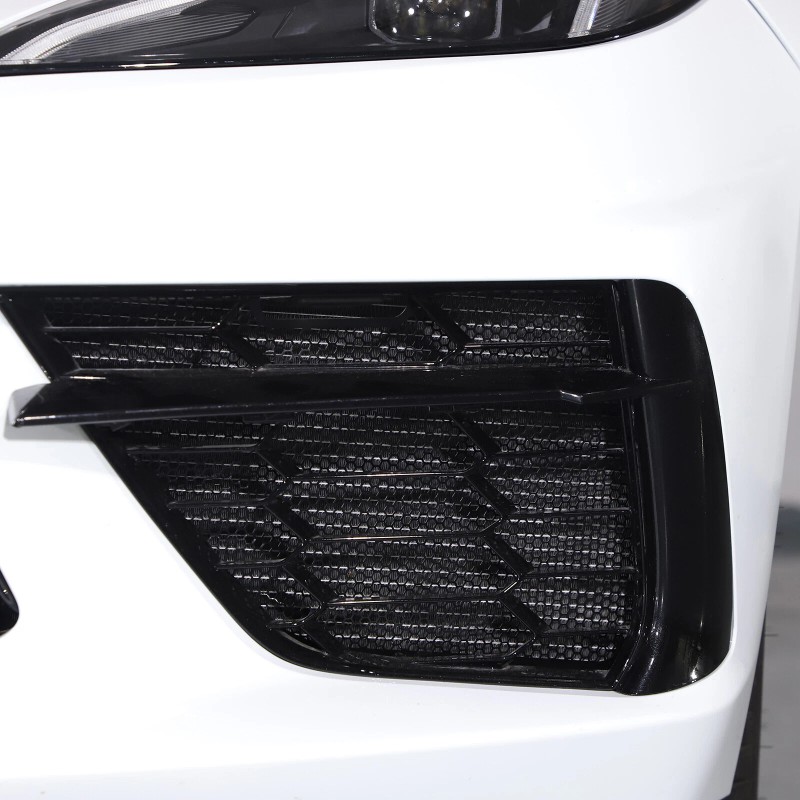 Ynei Black Stainless Side Intake Mesh Grille Insert GUARD Fits