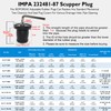 Expandable Mechanical Seal, Cleanout Pipe Plug-Rubber Expansion Scupper Plugs &
