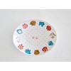 te-buruuxeai-suto Oval Plate Animal Love Girls Plate