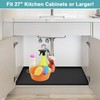 Silicone Under Sink Mat 25 x 19, Waterproof Under The