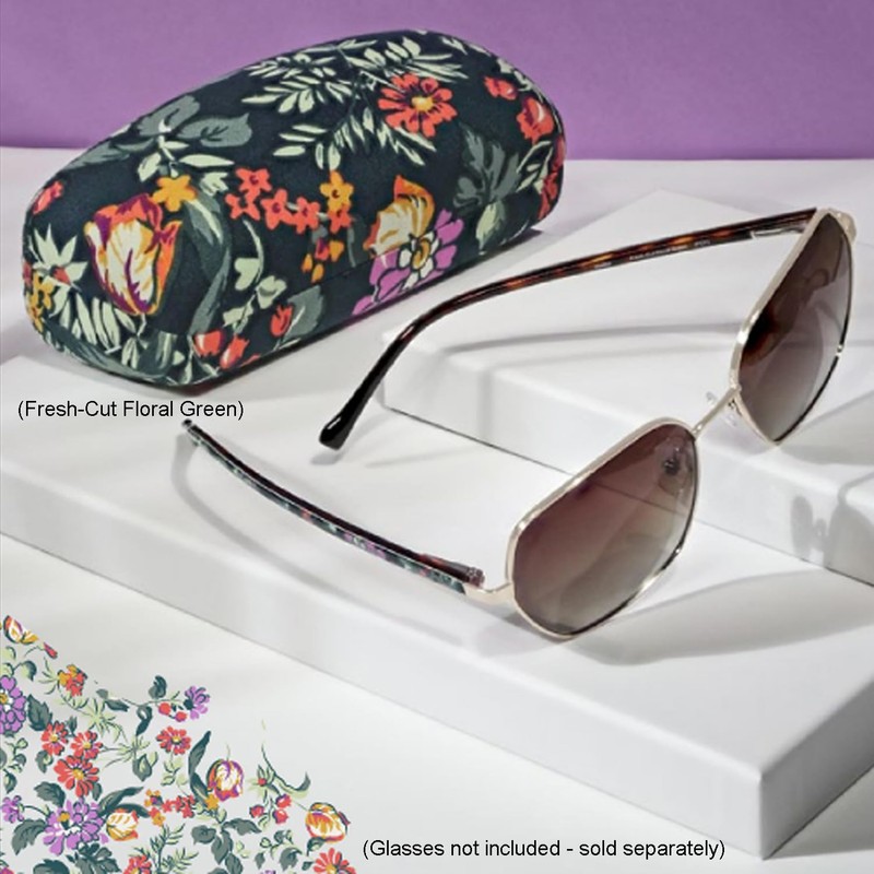 Vera Bradley Clamshell Eyeglass Case, (Sunglasses Case) Moorish