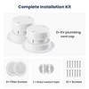 Safoner Aluminum RV Roof Sewer Plumbing Vent Cap Replacement- Exterior