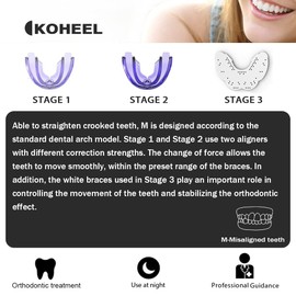 KOHEEL M Teeth Braces for Crooked Teeth