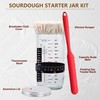 Complete Sourdough Starter Kit, Banneton Bread Proofing Basket with Glass