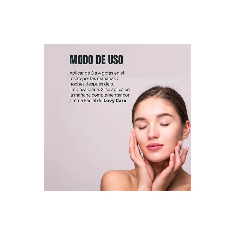 Lovy Care Serum Facial Células Madre Liposomas Colágeno Antiedad 30ml