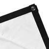 Tissting Projector Curtain Canvas, White Projector Curtain, Portable Projection Screen,