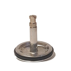 Adjustable Bath POP UP C/W Washer Waste Plug with Flat Seal in Chrome