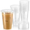 Fit Meal Prep 50 Pack 20 oz Clear Plastic Cups