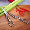 KEEMAKE Kitchen Scissors, All Stainless Steel, Kitchen Scissors, Disassemble, Dishwasher