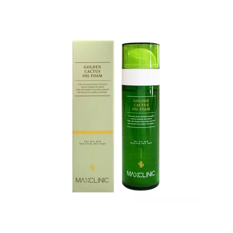Maxclinic 맥스클리닉 골든 선인장 오일 폼 110ml 1개 / 써클