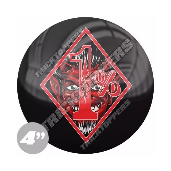 TrickToppers Custom Parts Premium 4" Custom Gloss Decal Sticker For