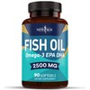 NEW AGE Omega 3 Fish Oil 2500mg Supplement Non GMO