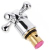 DOITOOL Cross Arm Faucet Handle Tap Head Replacement 2pcs Handle