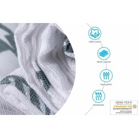 Muslin Cloths / Muslin Nappies / Burp Cloths / Pack of 4, 80 x 80 cm, Butterflies Pink, Tested for Harmful Substances Oeko-Tex Standard 100, 100% Cotton, Double Weave, Premium Quality