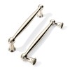 khtumeware 10 Pack Polished Nickel Cabinet Pulls 5 Inch(128mm) Hole